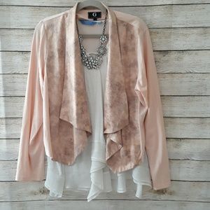 G by Giuliana Open Front Jacket